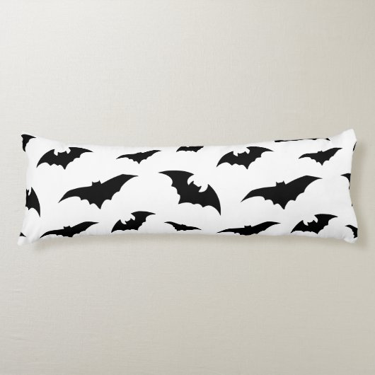 Coussins Longs Bats Everywhere Spooky Halloween Decor (Devant)