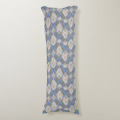 Coussins Longs Bbeige gris en forme de losange classique (Devant (Vertical))