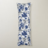 Coussins Longs Beau Clematis Vin Floral Aquarelle Motif (Dos (Vertical))