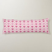 Coussins Longs Beau coeur motif Oreiller (Dos)