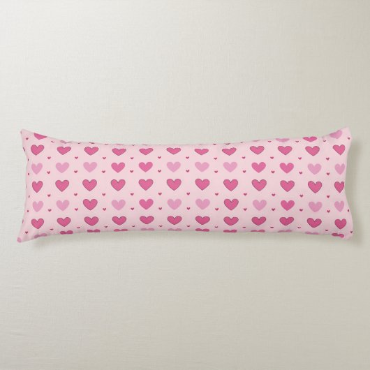 Coussins Longs Beau coeur motif Oreiller (Devant)