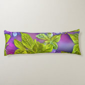 Coussins Longs Beau Motif feuilleté moderne (Dos)