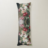 Coussins Longs Beau motif floral avec Roses et Foliage (Dos (Vertical))