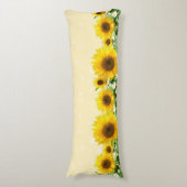 Coussins Longs Beau Tournesol Corps Oreiller (Devant (Vertical))
