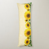 Coussins Longs Beau Tournesol Corps Oreiller (Dos (Vertical))