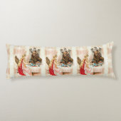 Coussins Longs Beauté En Rose Et La Bête (Dos)