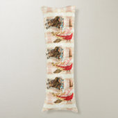 Coussins Longs Beauté En Rose Et La Bête (Devant (Vertical))