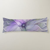 Coussins Longs Beauté étonnante Fleur d'art Abstrait fractal mode (Devant)