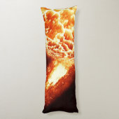 Coussins Longs beautiful sun flowers with cloudy blue sky (Dos (Vertical))