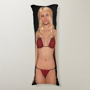 Coussins Longs Bébé blond de bikini