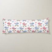 Coussins Longs Bébé mignon transport bleu rose lit bébé (Dos)