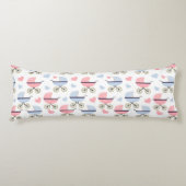 Coussins Longs Bébé mignon transport bleu rose lit bébé (Devant)