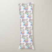 Coussins Longs Bébé mignon Unicorn Pastel Literie (Devant (Vertical))