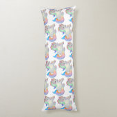 Coussins Longs Bébé mignon Unicorn Pastel Literie (Dos (Vertical))