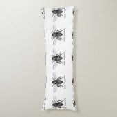 Coussins Longs Bee Worker Honey Black Bumblebee (Devant (Vertical))