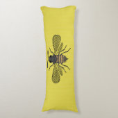 Coussins Longs BEES et Honeycomb - Sauvez les abeilles (Devant (Vertical))