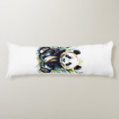 Coussins Longs Belle aquarelle Panda Bear (Devant)