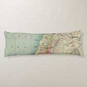 Coussins Longs Belle carte d'Israël (Dos)