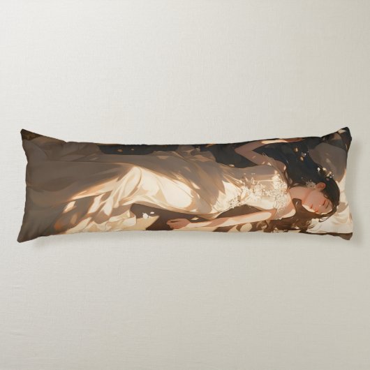 Coussins Longs Belle mariée dormant Anime (Devant)
