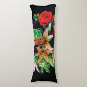 Coussins Longs Belles Fleurs Jeter Oreiller (Devant (Vertical))