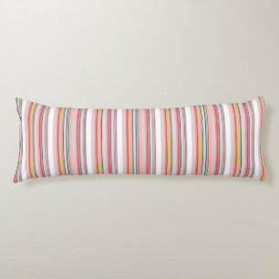 Coussins Longs Belles rayures colorées modernes