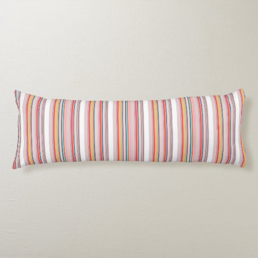 Coussins Longs Belles rayures colorées modernes (Devant)