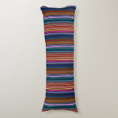 Coussins Longs Belles rayures colorées rétro (Devant (Vertical))