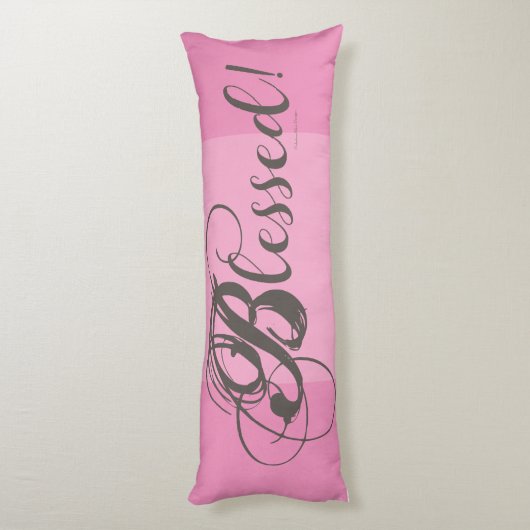 Coussins Longs Béni ! Oreiller du corps (rose) (Dos (Vertical))