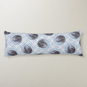 Coussins Longs Bergamasco Sheepdog Shepherd Peinture Chien mignon (Dos)