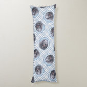 Coussins Longs Bergamasco Sheepdog Shepherd Peinture Chien mignon (Dos (Vertical))