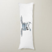 Coussins Longs Béton bleu-gris (Devant (Vertical))