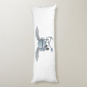 Coussins Longs Béton bleu-gris (Dos (Vertical))