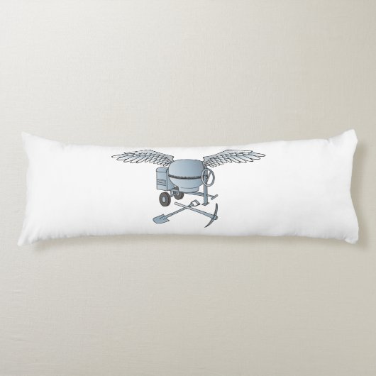 Coussins Longs Béton bleu-gris (Devant)