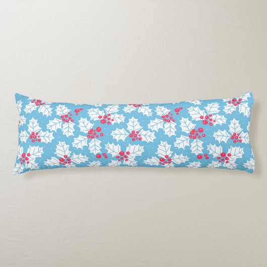 Coussins Longs Beurre creux sur bleu (Devant)
