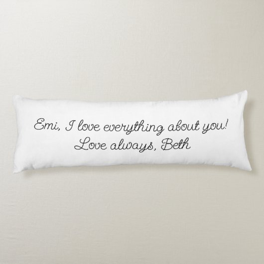 Coussins Longs BeYOUtiful Aromantic Fierté drapeau Aro message pe (Dos)