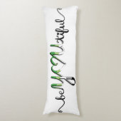 Coussins Longs BeYOUtiful Aromantic Fierté drapeau Aro message pe (Devant (Vertical))