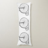 Coussins Longs Bicyclette à grande roue Penny Farthing (Devant (Vertical))