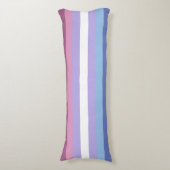 Coussins Longs Bigender Pride, Impression par bandes, Fierté LGBT (Devant (Vertical))