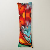 Coussins Longs Bijoux sur une aile de feu (Devant (Vertical))