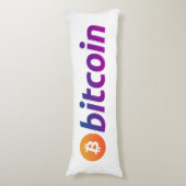 Coussins Longs Bitcoin Miami (Devant (Vertical))