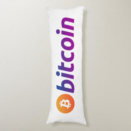 Coussins Longs Bitcoin Miami (Devant (Vertical))