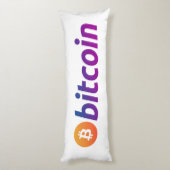 Coussins Longs Bitcoin Miami (Dos (Vertical))