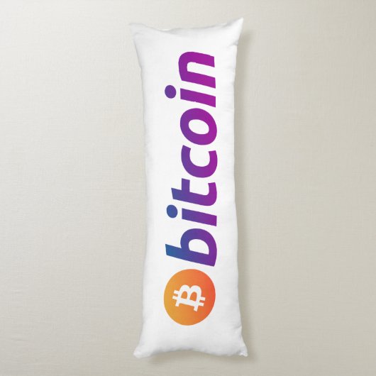 Coussins Longs Bitcoin Miami (Dos (Vertical))