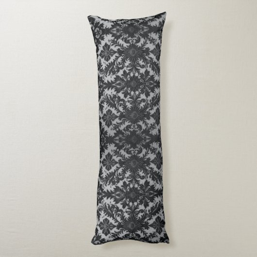 Coussins Longs Black Lacework Chic (Dos (Vertical))