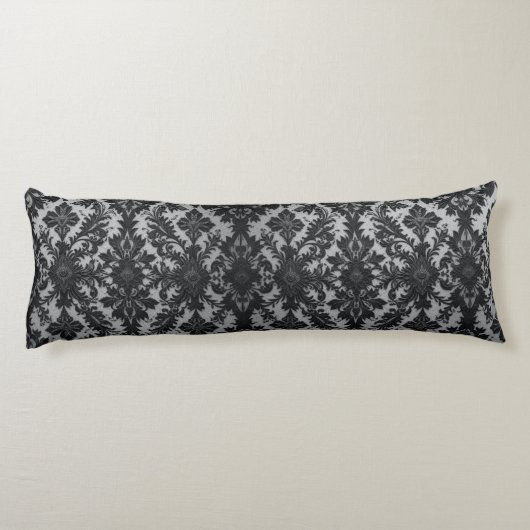 Coussins Longs Black Lacework Chic (Dos)
