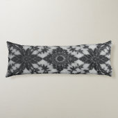 Coussins Longs Black Lacework Chic (Devant)