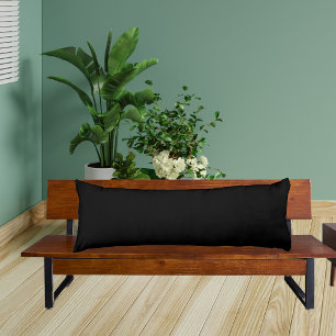 Coussins Longs Black solid color pillow