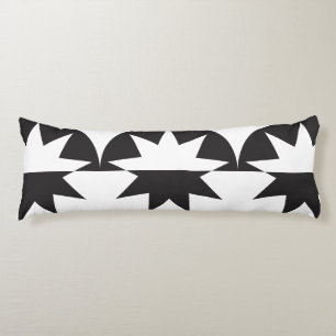 Coussins Longs Black White Deco