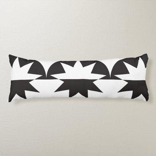 Coussins Longs Black White Deco (Devant)
