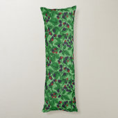 Coussins Longs Blackberry en vert (Dos (Vertical))